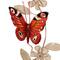 Multi Colored Butterfly Metal Outdoor Wall Accent